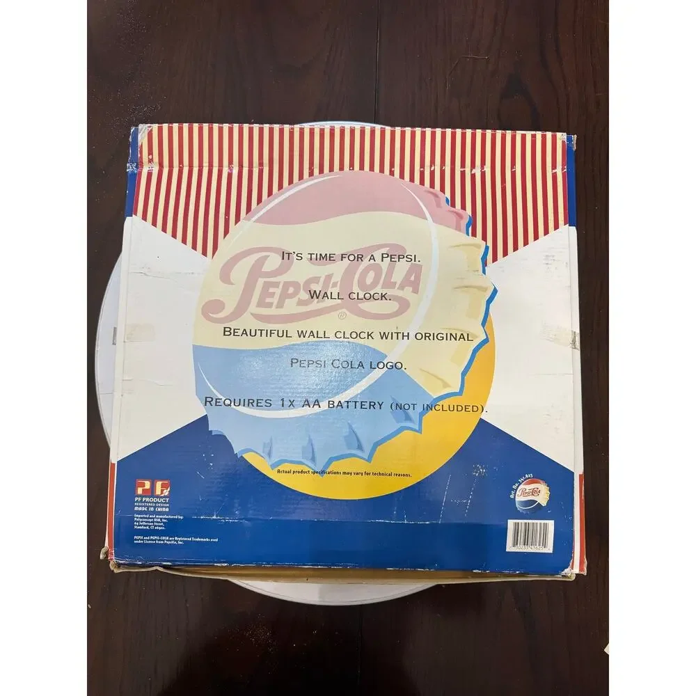 Vintage 1997 Drink Pepsi Cola More Bounce to the Ounce Wall Clock 15